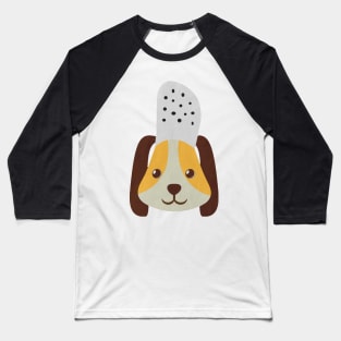 cute doggo with croc on the head black Baseball T-Shirt